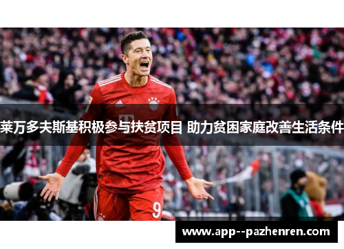 莱万多夫斯基积极参与扶贫项目 助力贫困家庭改善生活条件